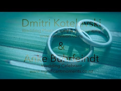 Dmitri Kotelevski Wedding photography and videography Coromandel Peninsula, New Zealand.